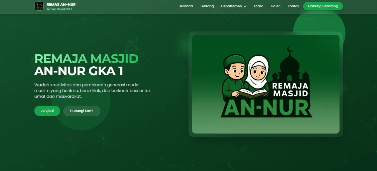 Remaja Masjid An-Nur — community website